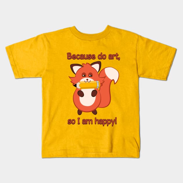 Commisions | foxy artist Kids T-Shirt by hisameartwork